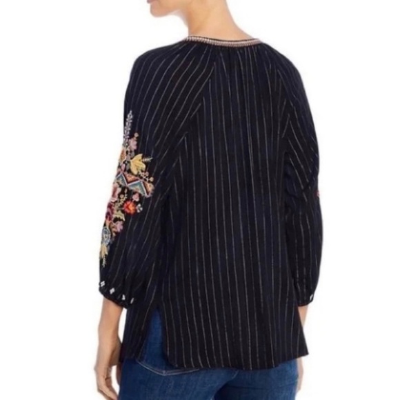 JOHNNY WAS ‘Clansy’ Embroidered Peasant Blouse Top Women’s Size Small - Picture 2 of 11